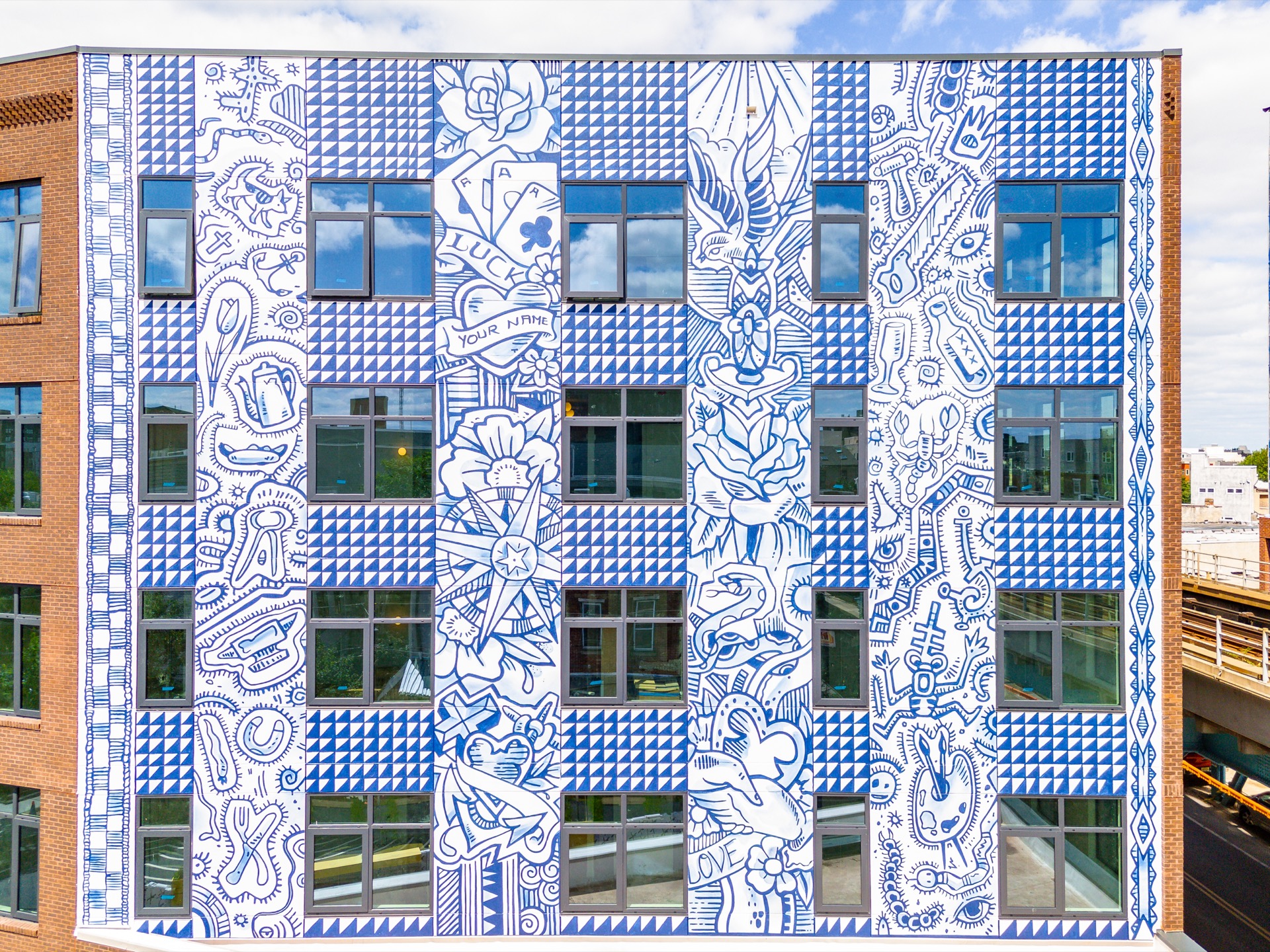 Henk Schiffmacher mural for Urby Philadelphia